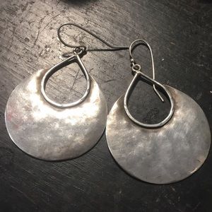 Silpada Silver Half Moon Earrings